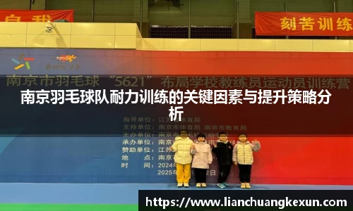 南京羽毛球队耐力训练的关键因素与提升策略分析
